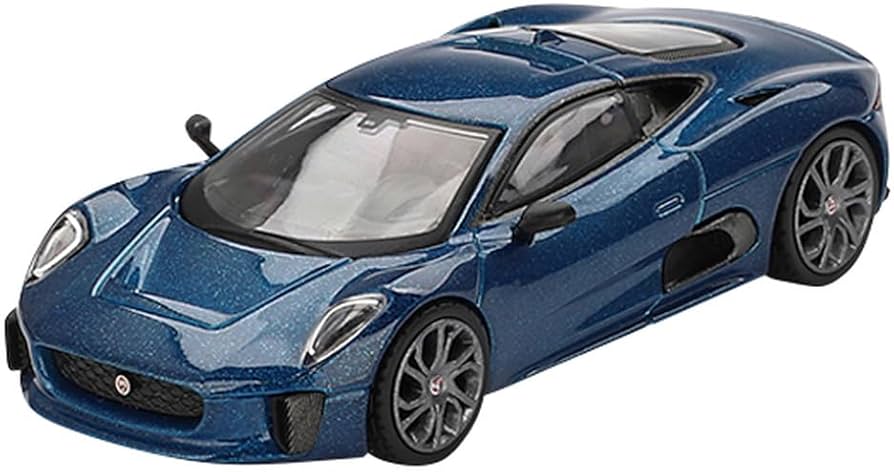 Amazon | MINI GT 1/64 ジャガー C-X75 ブルー (左ハンドル) 完成品