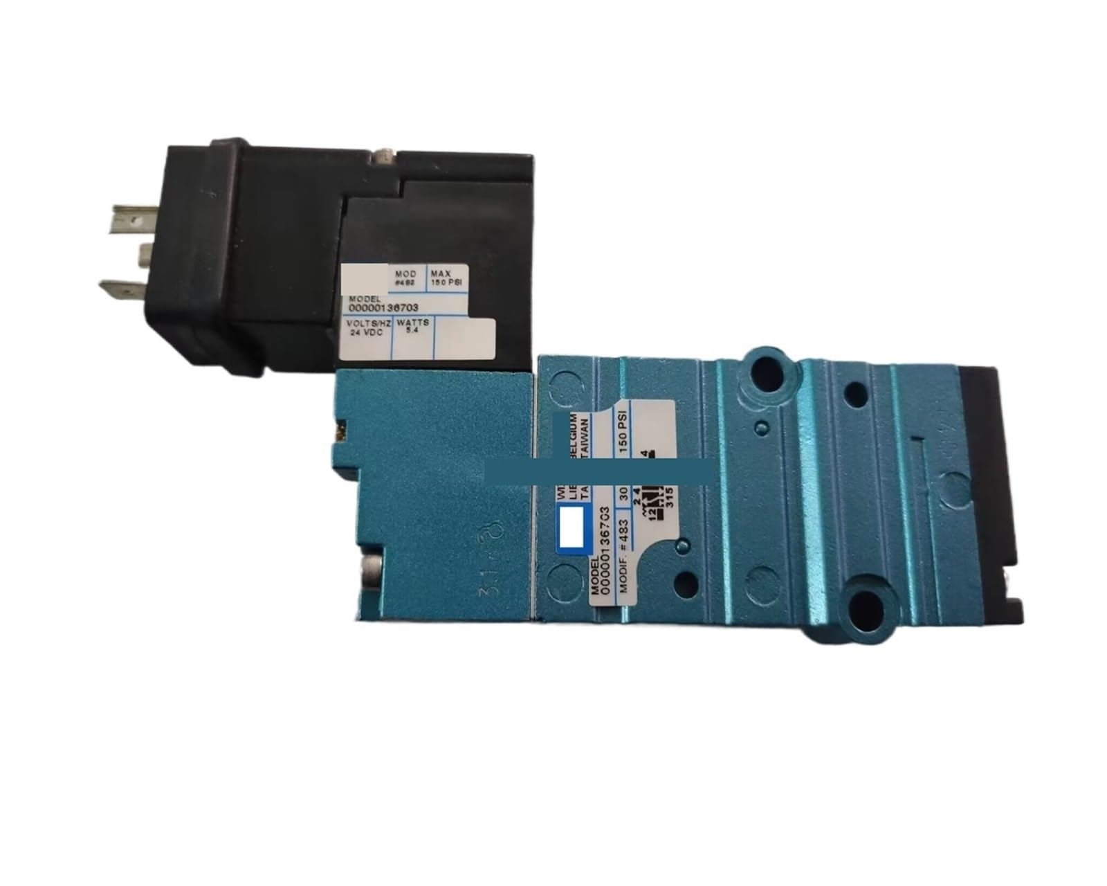 BALYDLUL Solenoid valve 00000136703 00000137106 MOD #483 414A-D0A-DM-DDAJ-1JM