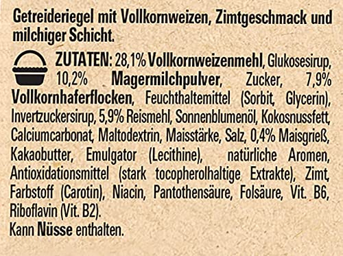 NESTLÉ CINI MINIS Riegel mit Zimt-Geschmack, knuspriger Snack mit Vollkornweizen & Calcium, 8er Pack (à 4 x 25g)