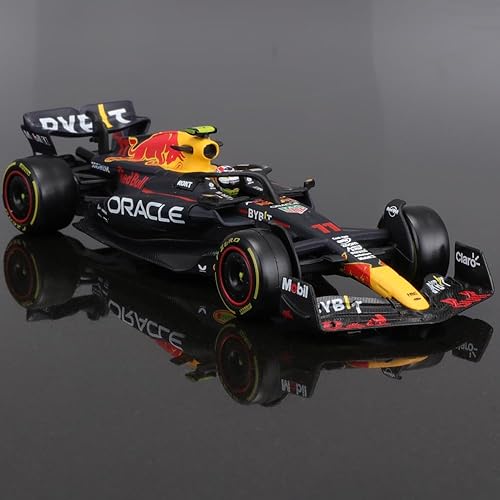 Miniatura 4 de Bburago 143 2023 F1 Red Bull RB19 No. #11 Sergio Pérez Ferrari Mercedes Formula Racing Aleación Coche Diecast Modelo (RB19 No.#11 WDriver)