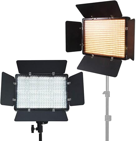 LimoStudio LED 600 Photographic Lighting Panel with Digital Display Screen
