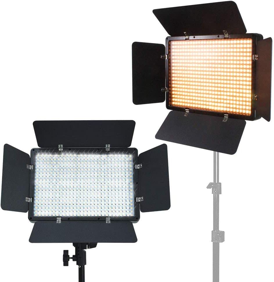 LimoStudio LED 600 Photographic Lighting Panel with Digital Display Screen