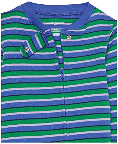 Amazon Essentials Unisex Toddlers and Babies' Snug-Fit Cotton Footless Sleeper Pajamas, Multipacks3