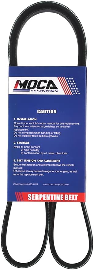 4PK1215 EPDM Serpentine Belt fit 2013-2018 for Toyota Yaris 1.5L Alternator, Water Pump and Air Conditioning