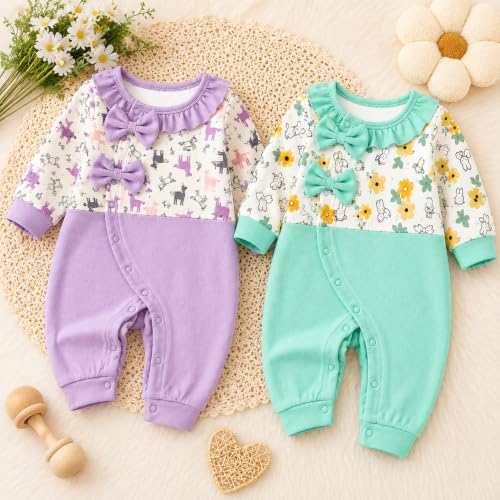 Image of EIO 100% Cotton Rompers Sleepsuits Jumpsuit Night Suits for Infants Newborn Baby Boys & Girls