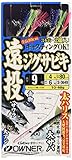 OWNER(オーナー) 仕掛け 遠投ジグサビキ 3本 海峡アジ イサキ 9-4号 4号 80cm S-3649