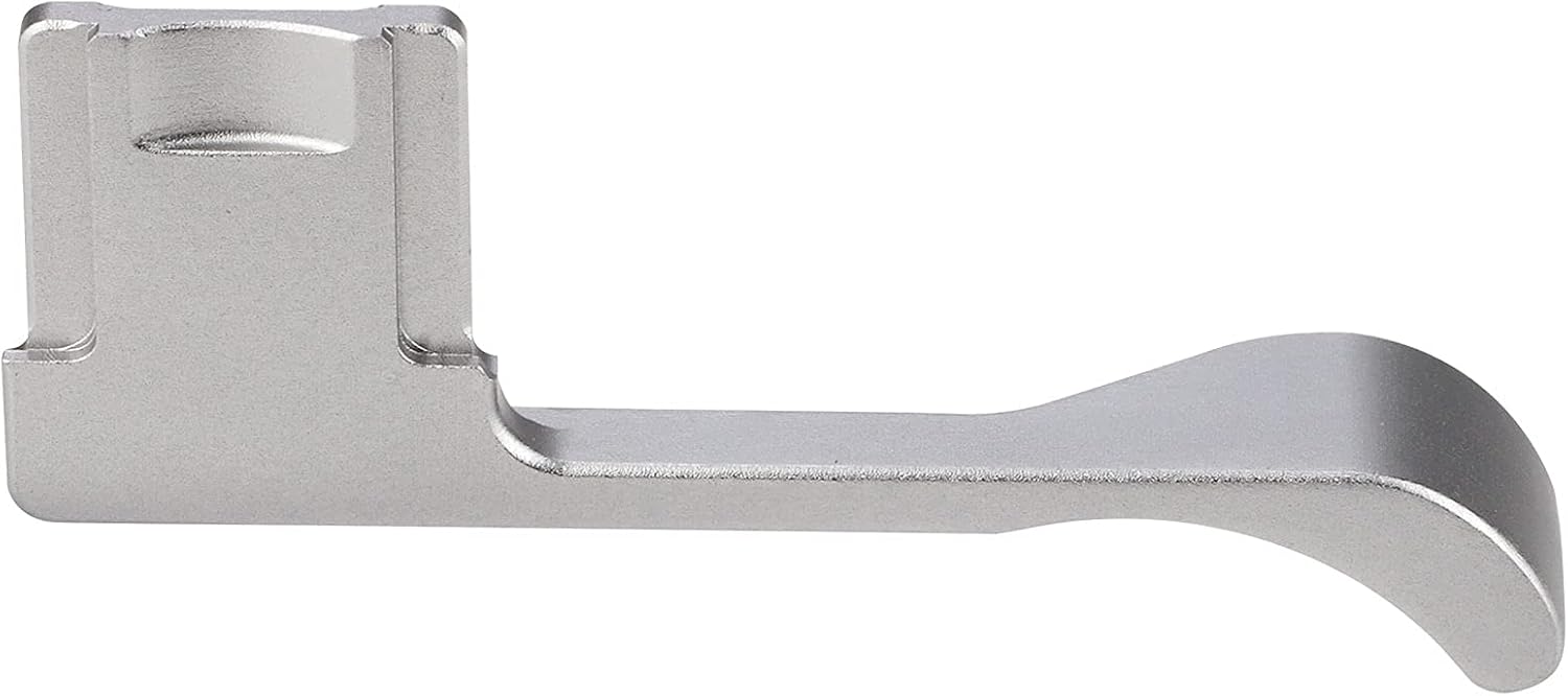Haoge THB-X4S Hand Grip Metal Hot Shoe Thumb Up Rest for Fujifilm Fuji X-E4 Camera Silver - Image 8