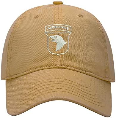 Baseball Cap Men 101st Airborne Embroidered Washed Cotton Dad Hat Baseball Caps