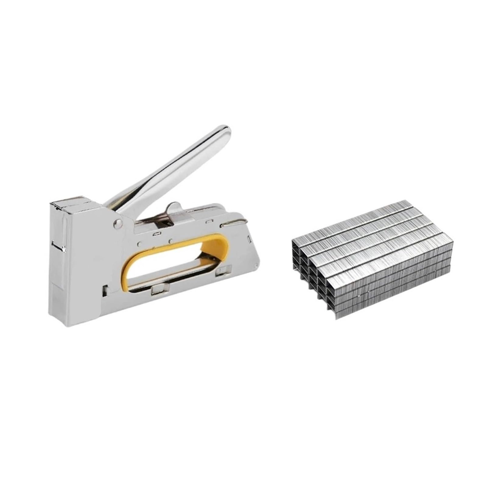 Profesjonalny zszywacz do dużych obciążeń, zszywacz tapicerski, 4/6/8 mm, narzędzia do zszywania okien, z 2400 gwoździami, stal nierdzewna, do obróbki drewna i mebli