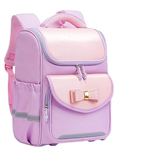 Rucksack Kinder Rucksack Kinder mädchen Schultasche mit großer Kapazität, wasserdichte, Kratzfeste Schultasche, abnehmbare Schultasche Mädchen Geschenk (02,27×16×38cm) Cover