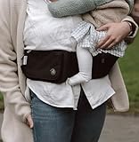 Hippychick Hipseat Baby Carrier, Lightweight Back-Saving Support Waist Stool, Adjustable Strap, Can Carry 6-36 Months Child, Denim Black - Image 10
