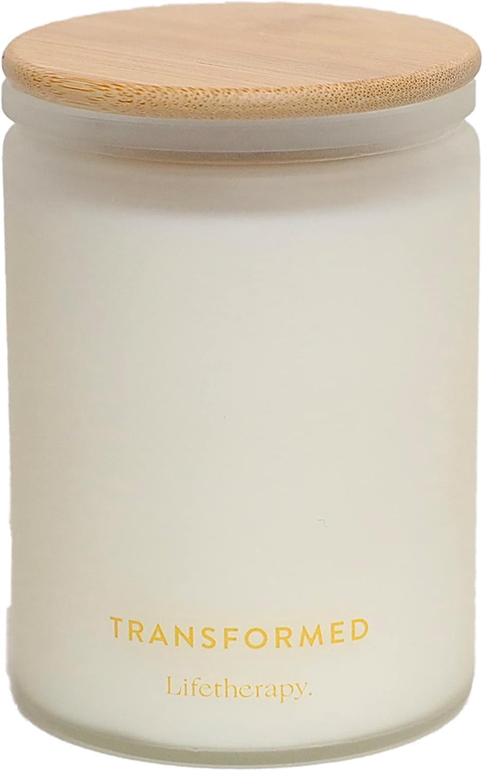 Lifetherapy Grounded Large Soy Candle - Inspiring Scent, Natural Soy Wax, Clean 75 Hour Burn, Long Lasting Aroma, 10 Ounce