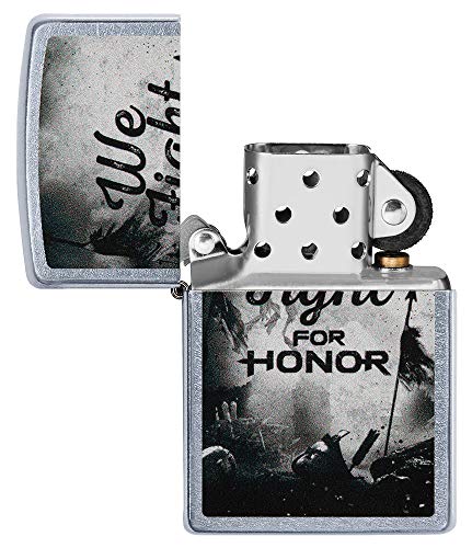 Image of Zippo for Honor Street Chrome Pocket Lighter, One Size