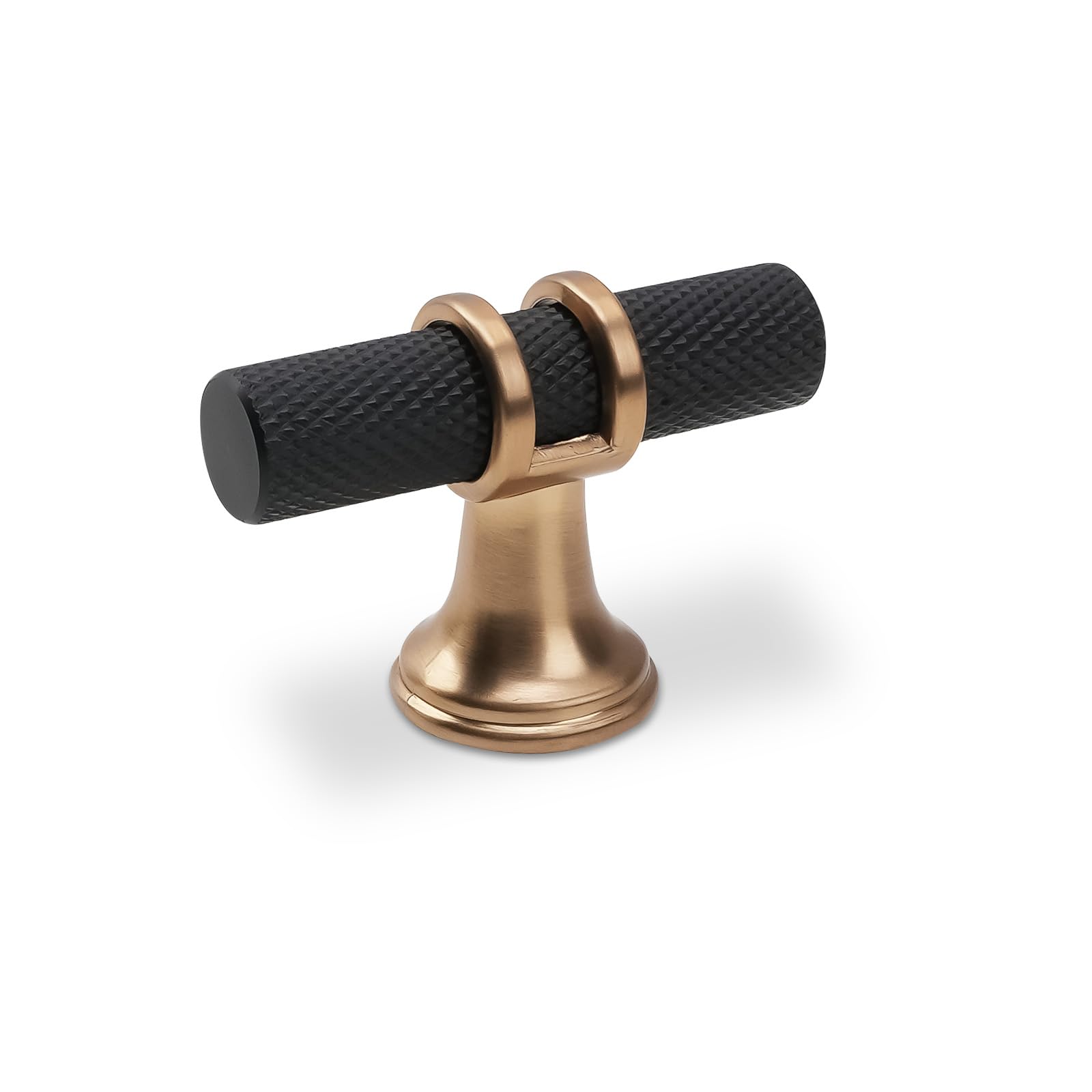 10 Pack Matte Black and Champagne Bronze Cabinet Knobs and Drawer Pulls for Kitchen and Cabinet Hardware
| 10 Pack Alum