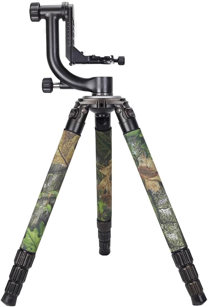 CHASING BIRDS Camouflage Waterproof Tripod Protective Cover for RRS TVC/Ascend/TFC/QVC Tripod Leg Protective Cover (TFC-34, Green Leaf Camouflage)