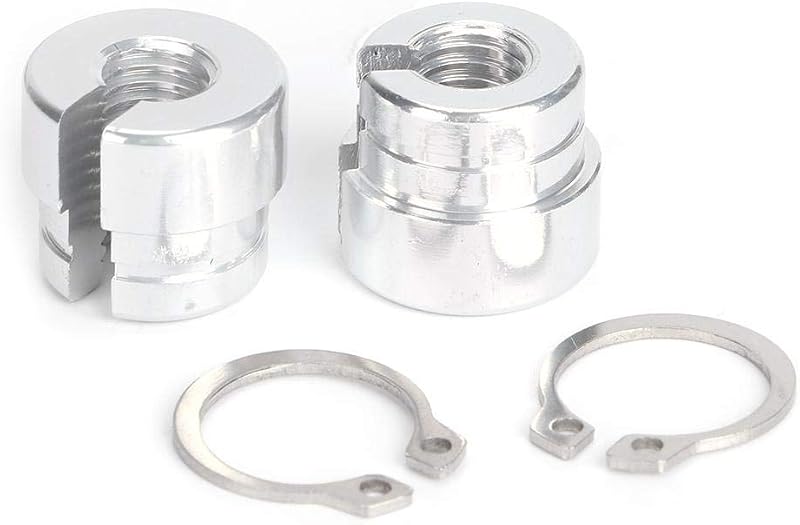 Kit de buchas do cabo do acelerador em alumínio Qiilu 8 mm e 10 mm para BMW E30, E28, E36, E39, M20, M30, M50, S14 e M60