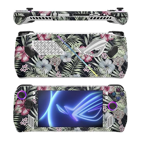 Image of MightySkins Carbon Fiber Skin Compatible with Asus ROG Ally - Asian Tropics | Protective, Durable Textured Carbon Fiber Finish | Easy to Apply