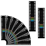 10 Stück Temperatur Indikator Aufkleber Wassertemperatur Aufkleber Induktion Selbstklebendes Digitales Aquarium-Thermometer Geeignet Für Die Haltung Von Schildkröten Reptilien Zierfischen (16-50°)