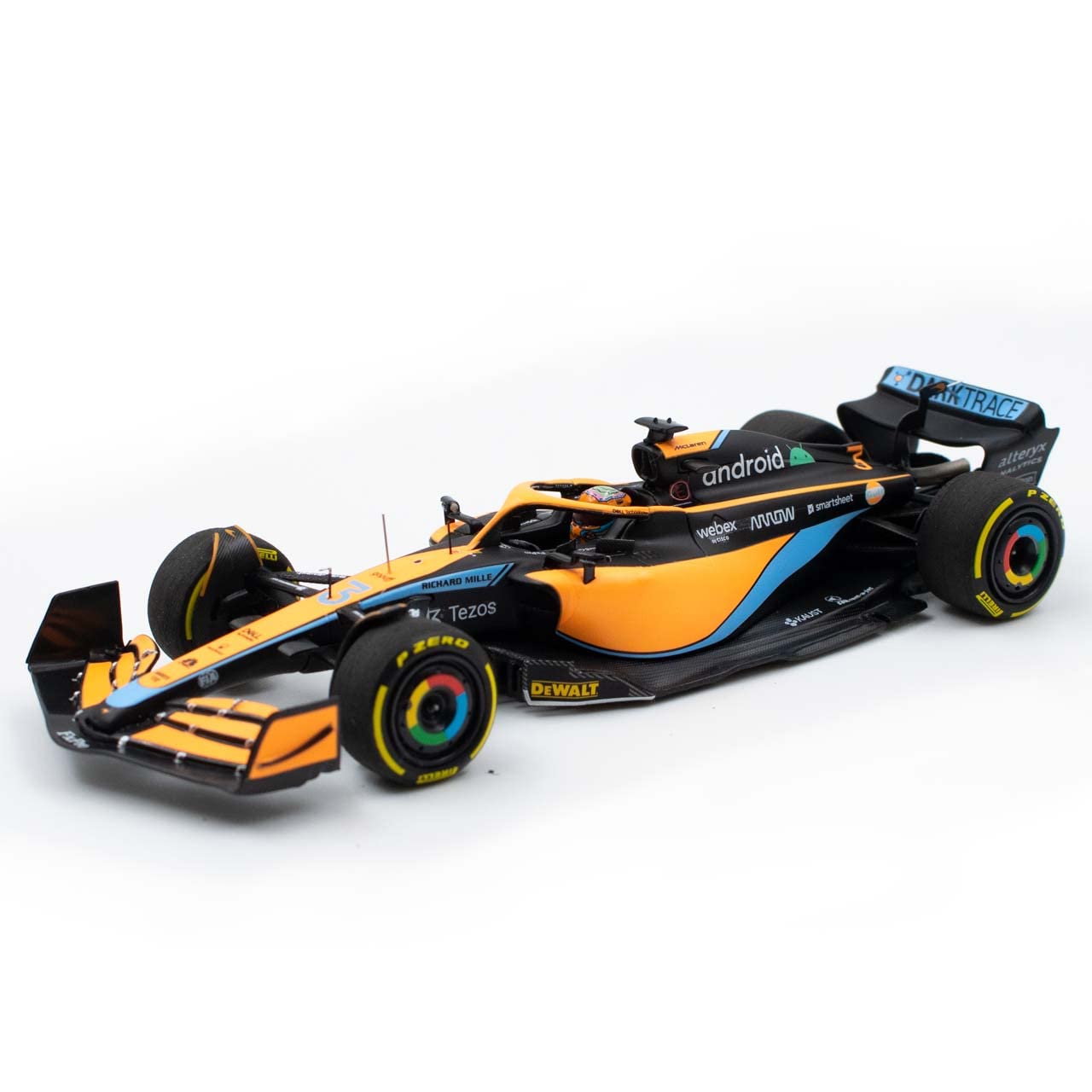 Minichamps 447224303 Compatible with Daniel Ricciardo McLaren F1 Team MCL36 Formula 1 Bahrain GP 2022 Limited Edition 1:43