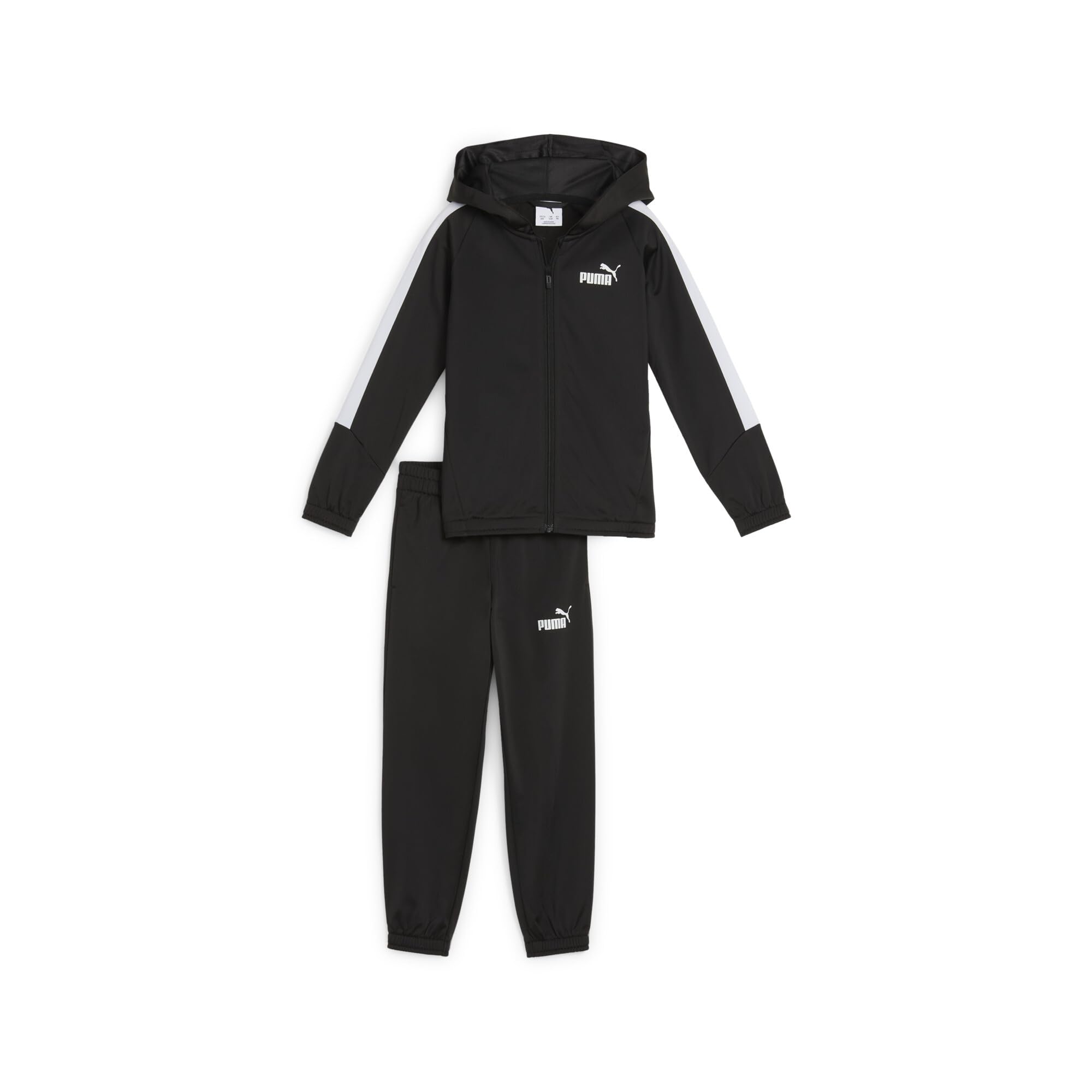 PUMA Boys No.1 Logo Poly Ps Knitted Suits, PUMA Black, 116 EU