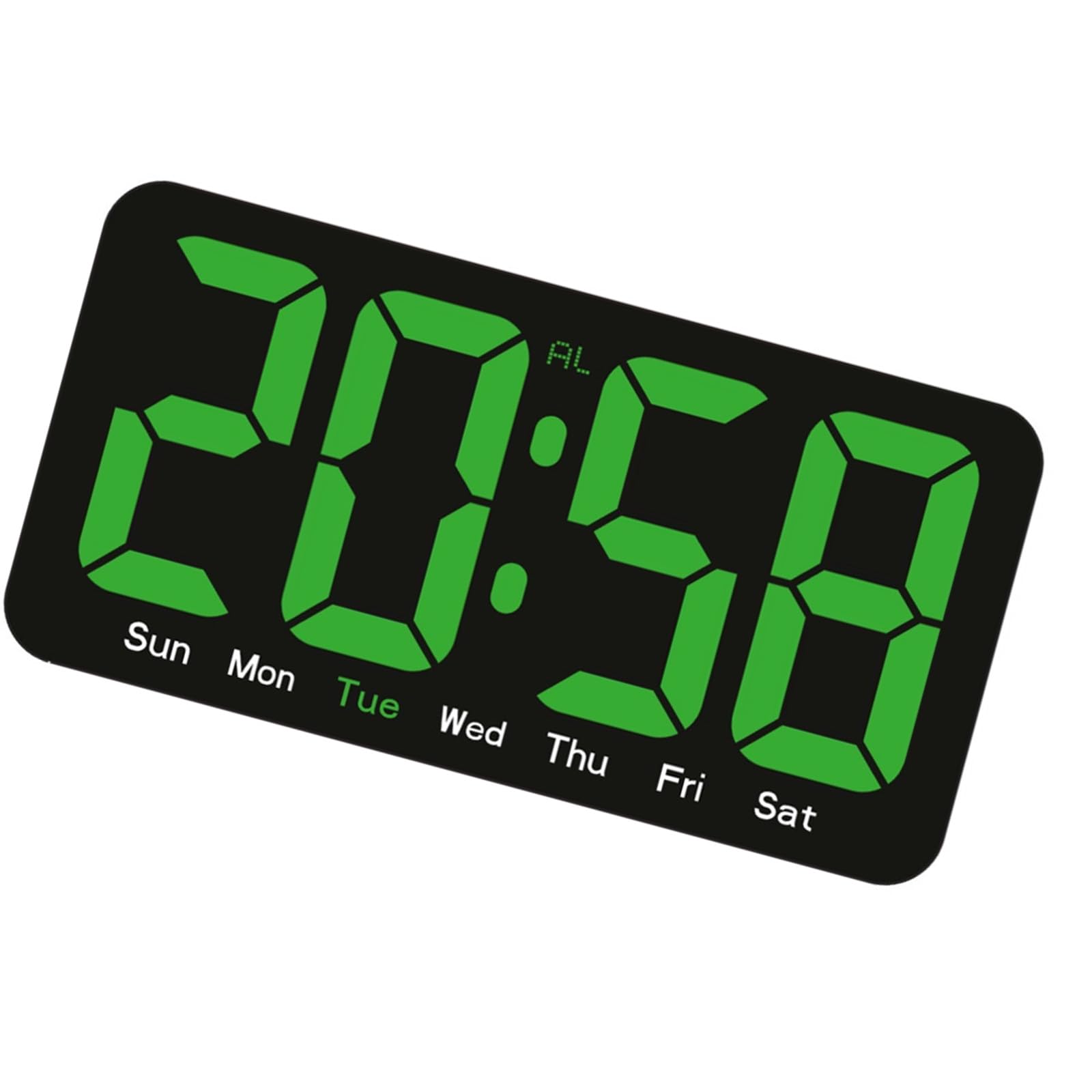 Tsophreniq Digital Alarm Clock for Bedroom Desk with Day of Week Temperature Loud for Bedside Table LED Clocks