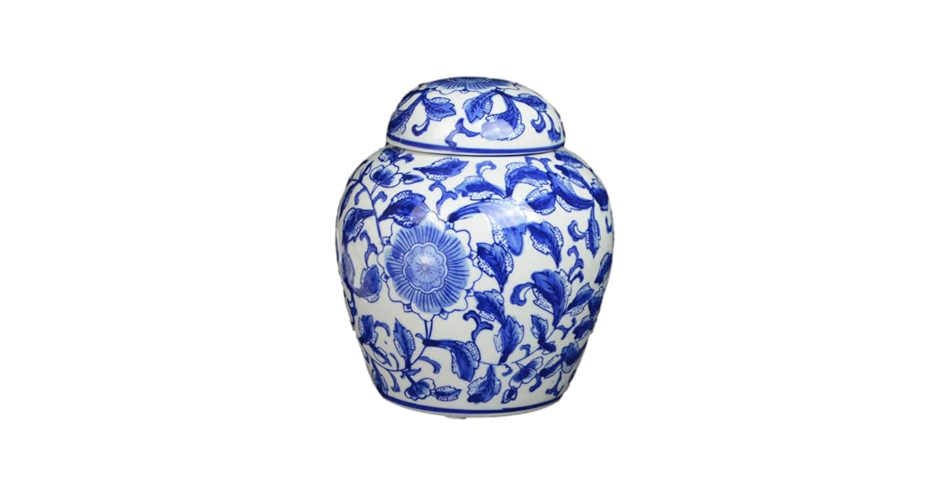 白磁 染付 花入 高46cm 花器 花入 花瓶 飾壺 白磁貼花四耳壺