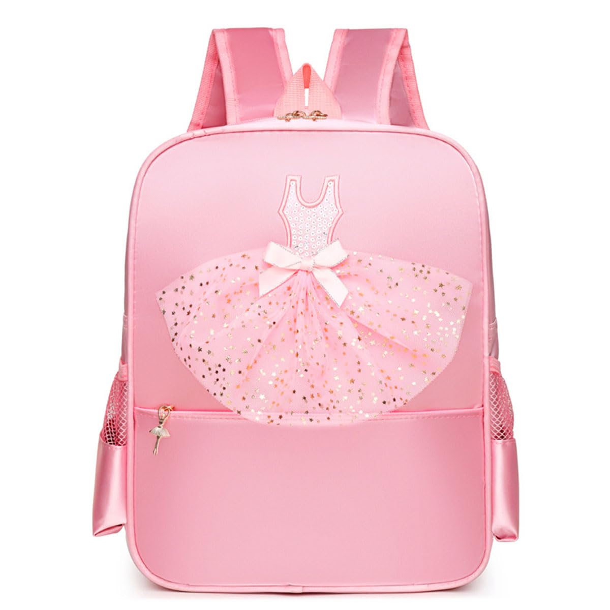 RTMYOR Girls Cute Ballet Dance Bag, Sports Bag, School Bag,Ballerina Duffle Bag,for Dancer Girls (Pink Skirt)
