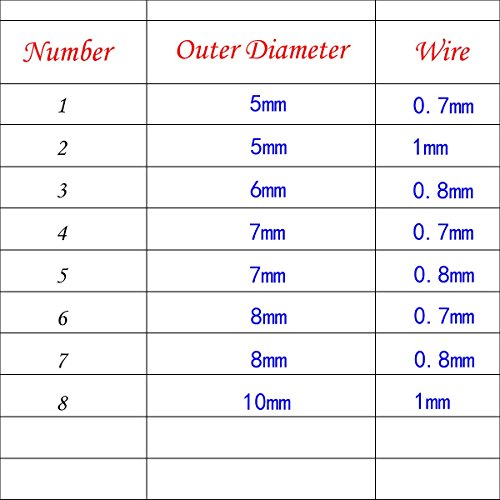 Valyria 500Pcs Silver Tone Stainless Steel Open Jump Ring Conectors For Jewelry Making,6Mmx0.8Mm #TOP2