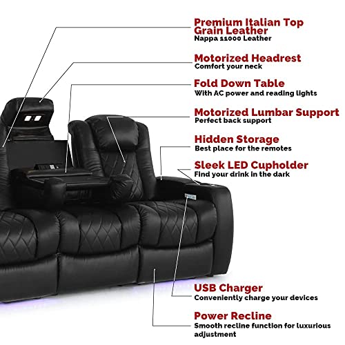 Luxury home cinema recliner seats
