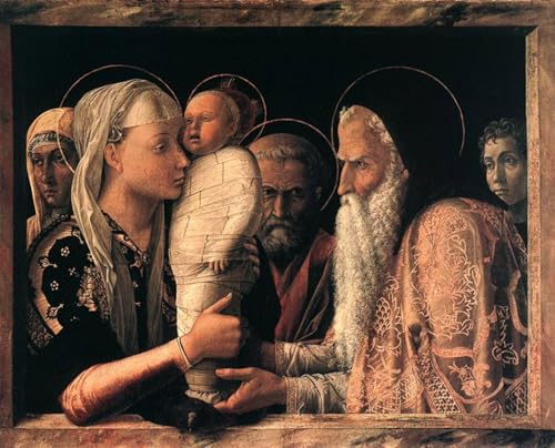 Toile Présentation au Temple Mantegna pour une décoration de salon classique et élégante