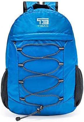 SOMISS 25L Water Resistant Lightweight Packable Foldable Folding Camping Daypack Camping Backpack (royal blue, 25L)