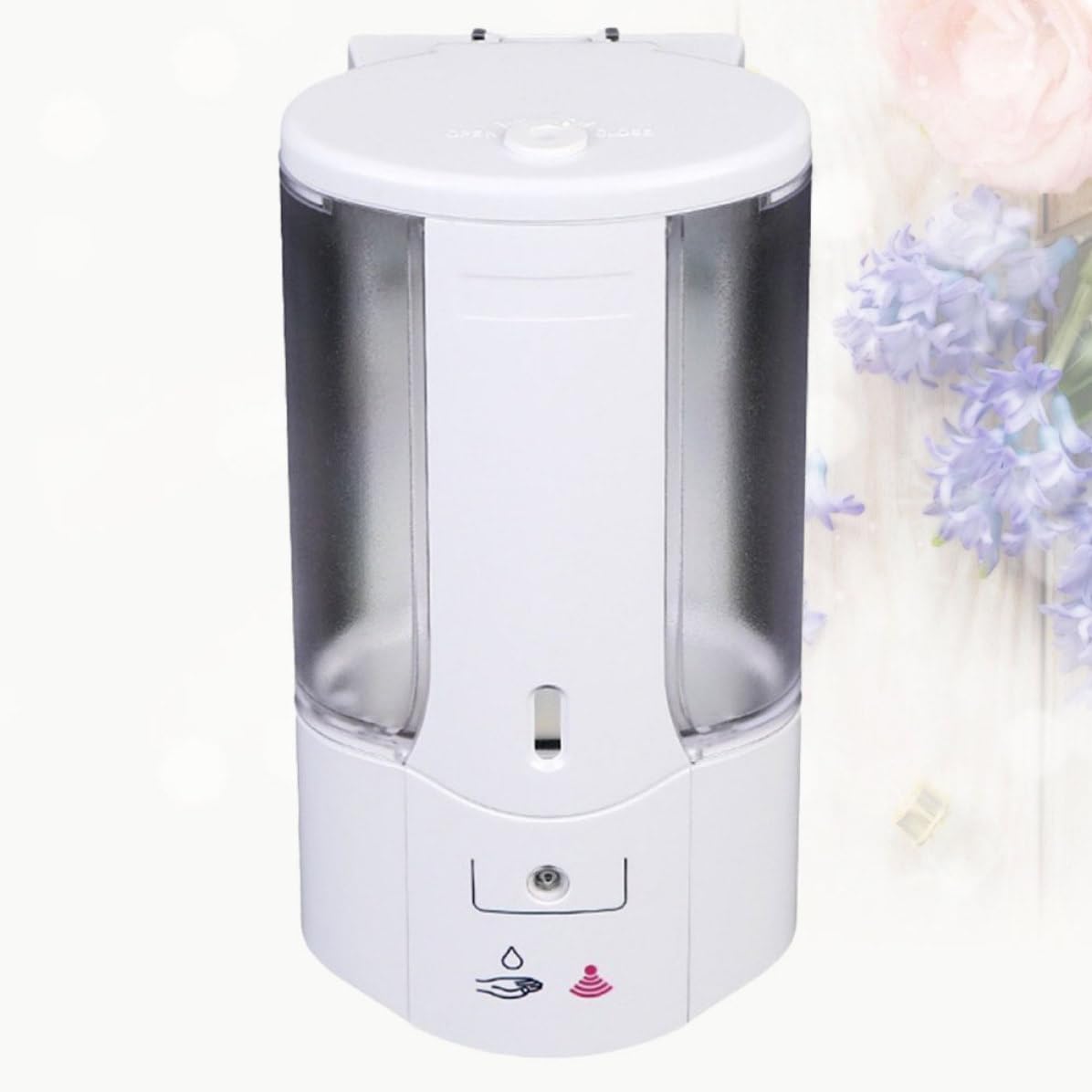 Dispensador Automático de Jabón Sensor 400ml Abs Blanco
