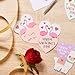 Animal Valentines Set - 36-Pack Multicolor Heart-Shaped 3.25 x 4.5 In with Envelopes - 6 Assorted Animal Designs & 9 Heart Sticker Sheets for School Valentines Exchange