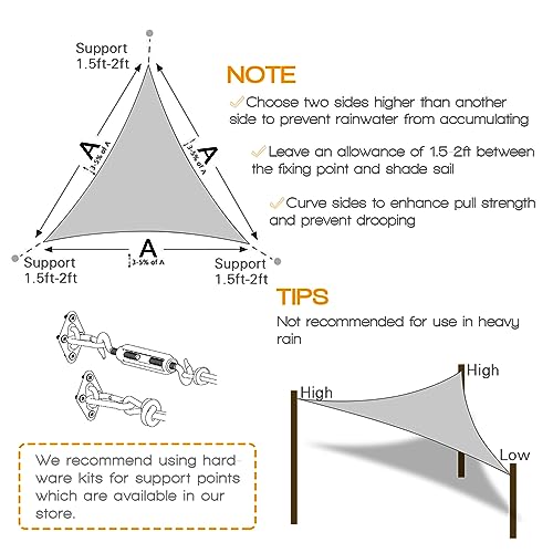 Consejos y reviews para comprar Toldo triangular favoritos de las personas. 15 Imagen adicional