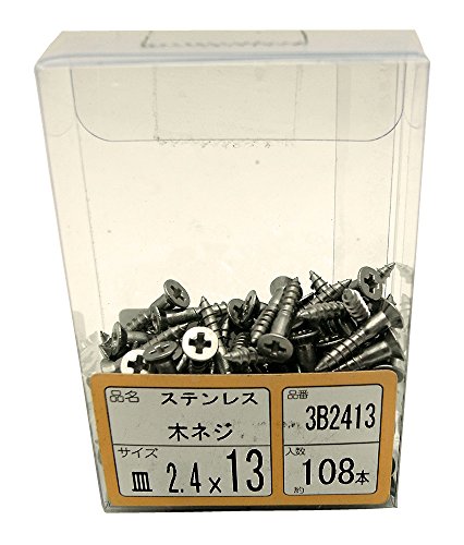 ���Y�� �؃l�W �M �X�e�����X 2.4×13mm 108�{���� 3B2413