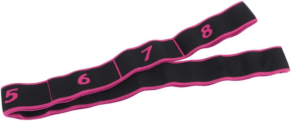 Yctze Fitness Elastic Bands Resistance Bands Fitness Elastic Bands Resistance Belt Yoga Sling Exercise Accessory for Training(Rose red)