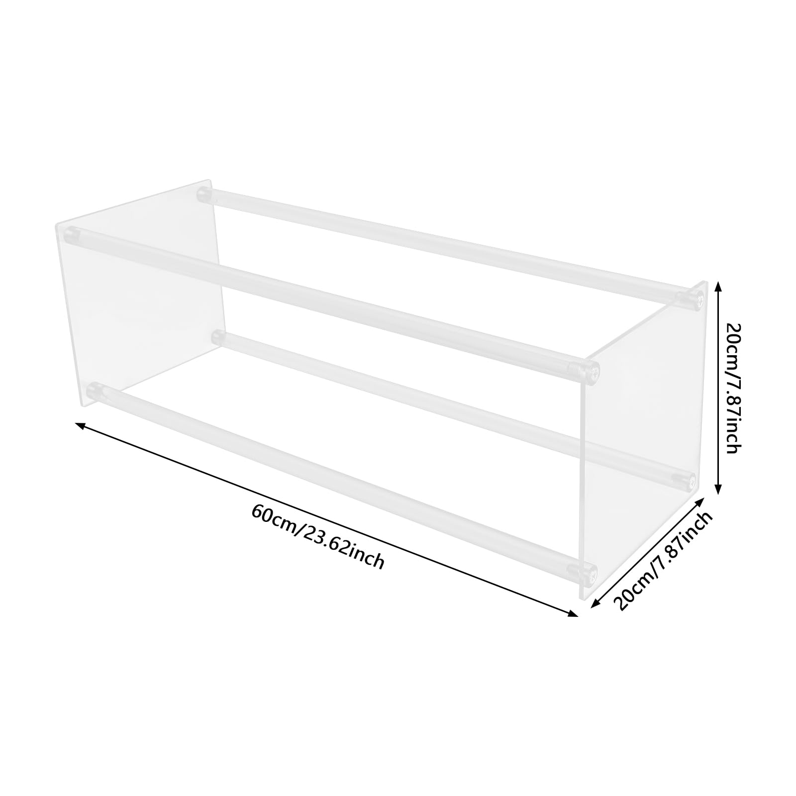 10 stojaków na kwiaty weselne, przezroczyste uchwyty akrylowe, do aranżacji kwiatowych na tło weselne, prostokątne wazony 20 x 20 x 60 cm, odpowiednie na wesela, urodziny, imprezy i uroczystości