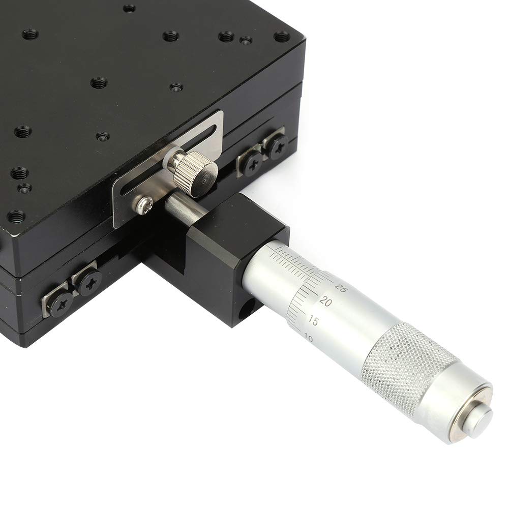 XY Axis Linear Stages, Micrometer Manual Slide Table Trimming Roller Stages 100 * 100 * 40mm Linear Sliding Track