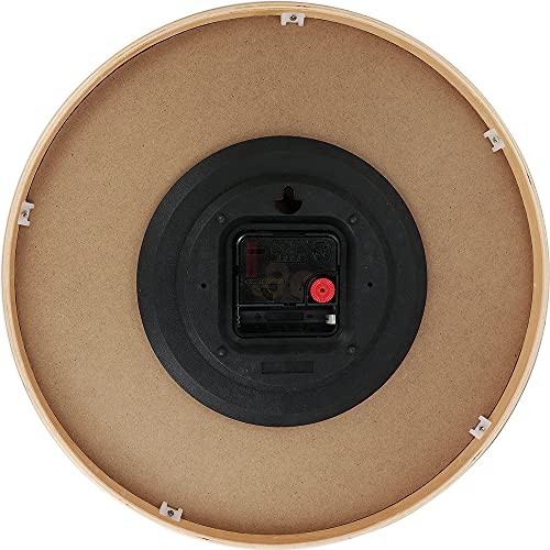 PRIM Organic Retrospect-B Wall Clock without Ticking Noises Made of Wood, Green, Klein/Normal - Image 4