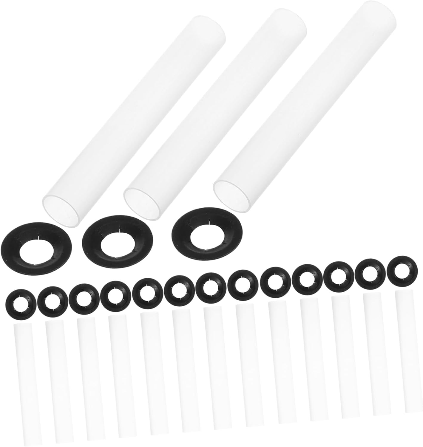 1Set Garage Door Roller Sleeve Kit Noise Reducing Hinge Sleeves for Quiet Operation Complete Installation for Garage Door Hinges Easy DIY Setup Id