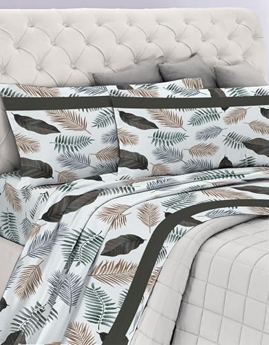 GEMITEX Completo Letto Cotone In, 100% COTONE, Traspirante, Privo di Sostanze Nocive, Qualità Certificata STANDARD 100 by OEKO-TEX Fiducia nel Tessile, MATRIMONIALE, G22/BIANCO, Designed in Italy