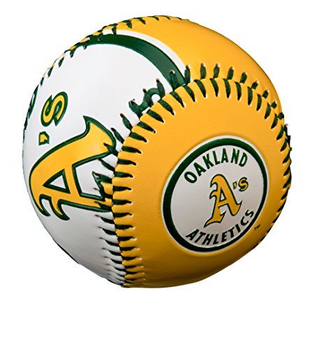 Rawlings MLB Oakland Athletics Retro Baseball, Green