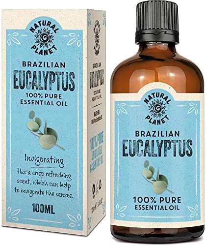Natural Planet 100% Pure & Undiluted Natural Peppermint Essential Oil 100ML for Bath, Massage, Therapeutic Grade Pure, Undiluted & Cruelty Free