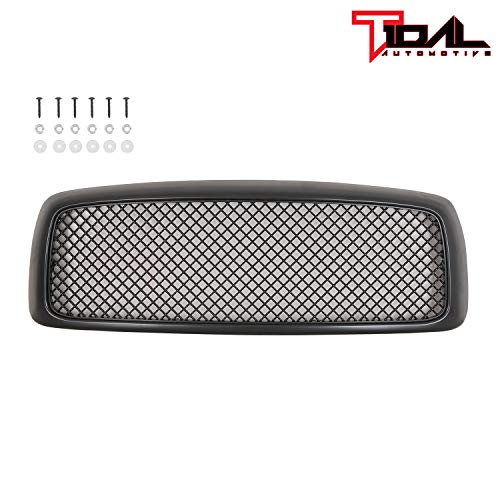 Eag Replacement Upper Grille Front Hood Mesh Grill Fit For 02-05 Ram 1500/03-05 Ram 2500 3500 Heavy Duty #TOP5