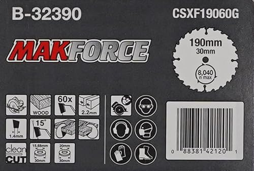 Lame de scie MAKFORCE B 32390 pour une coupe extra nette dans la bois Extra Fine Cut Makita B 32390 - vue 7