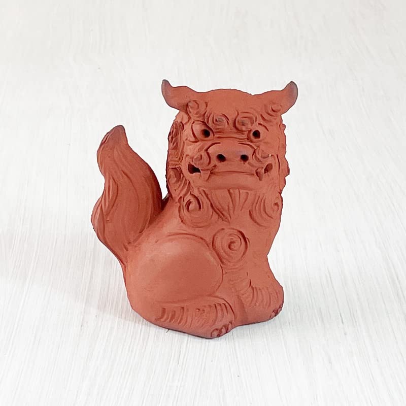 シーサー置物 Amazon.co.jp: シーサー 置物 おきもの 中横(高さ16.5cm) ゴス
