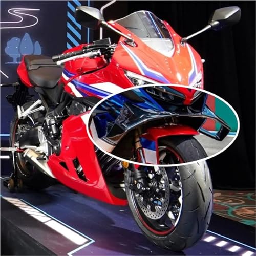 Becquet de lèvre avant fixe CBR650R : aérodynamisme moto