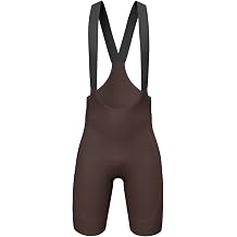 Wulibike Men's Cycling Bibs Shorts Brown X-Large