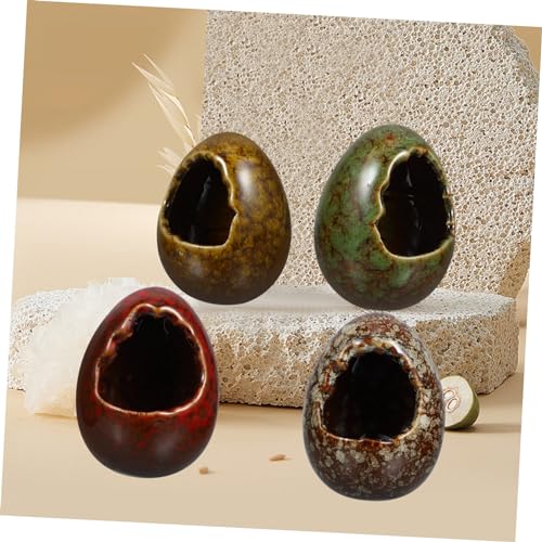 Support déco en céramique haut de gamme pour glace sèche et fleurs
