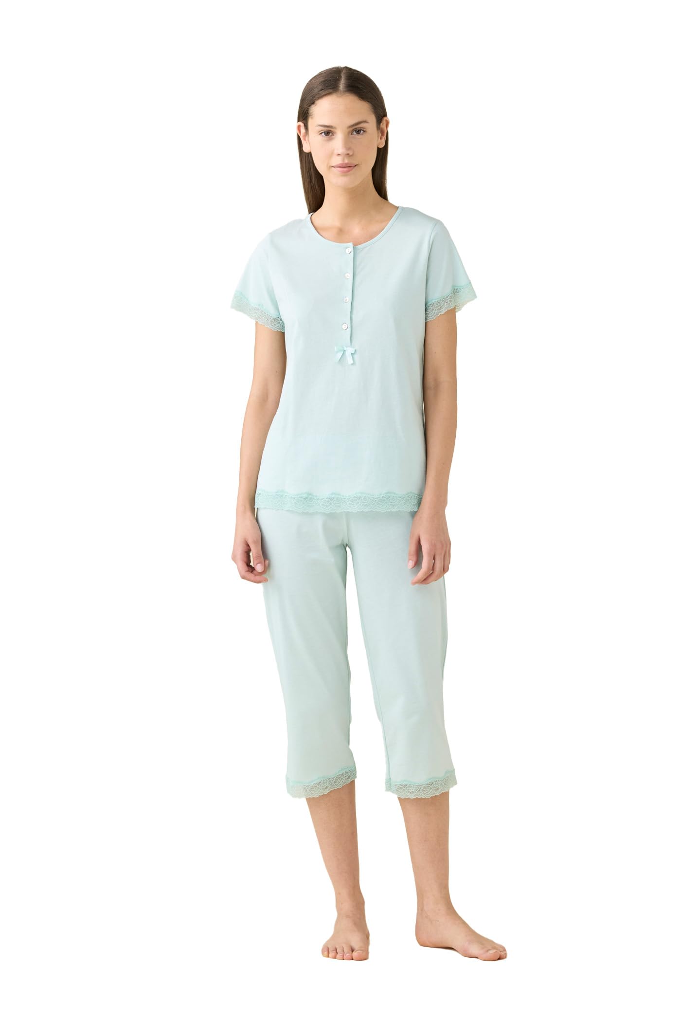 Noidinotte - Pigiama Donna Estivo in Cotone Articolo Essential